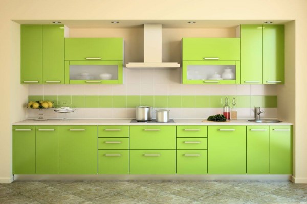 PVC Modular kitchen design in Delhi